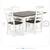5-piece dining room set - extendable table and 4 chairs 2 thumbnail