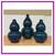 New Martino Interiors Double Gourd Ceramic Vases, Set Of Three 4 thumbnail