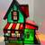 Coca Cola Franklin Mint Stained Glass Corner Store Fountain Service 1995 2 thumbnail