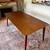 Crate & Barrel Walnut Extendable Dining Table 2 thumbnail