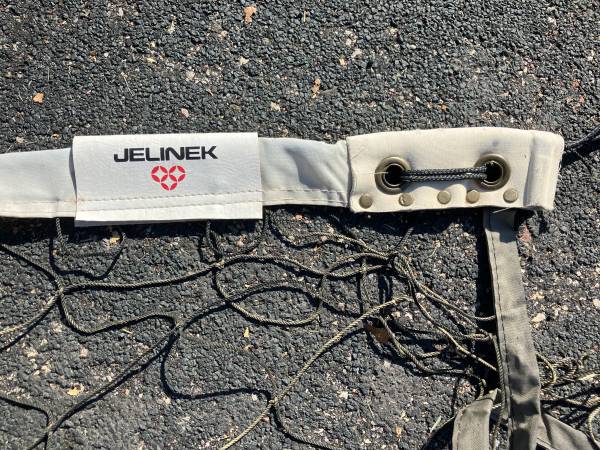 Jelinek volleyball net, used outdoors. 1