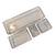 SLAH Or Pampered Chef 4P Blown Glass Rectangular Tray Set 1 thumbnail