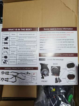 Luces antiniebla para Toyota Corolla 2011-2013 - $25 (Venice)63471262427011121