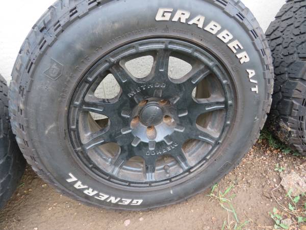 Method  Wheels with General A/T tires 1