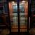 Beautiful Solid Oak 5 Shelf Curio Cabinet w/Overhead Lights and Mirror 11 thumbnail