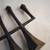 Dansk Scandinavian modern cast iron brutalist candelabras - one avail 5 thumbnail