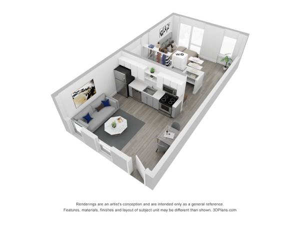 $1,276 / 479ft2 - ¡Estudio moderno con estilo de ático! ¡Lavadora/secadora en la unidad! ¡A pocos pasos del transporte público! (Portland - 7 minutos en auto al parque Mt. Tabor)63777385089025121