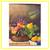 Mid 20th Century Still Life Fruit Basket Framed Painting 8 thumbnail