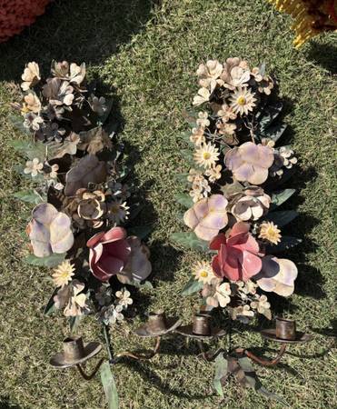 Vintage Floral Sconces 1