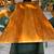 Solid Wood Dining Table 87’’ – Natural Acacia, Black Metal Star Base, Live 5 thumbnail