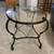 Oval Glass (2 level) Rod Iron End Table 1 thumbnail