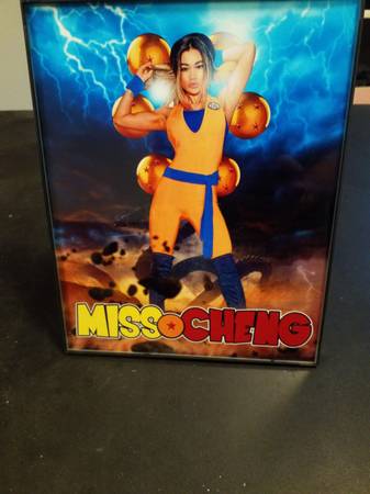 Goku Cosplay picture frame 1
