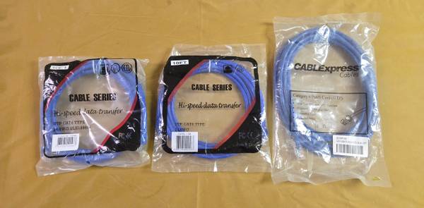 Cat 6 Ethernet Network Patch Cable - 10 feetv 1