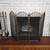 Vintage Brass Arched Four Panel Mesh Foldable Fireplace Screen 1 thumbnail