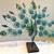 Pier 1 Capiz Shell Peacock Centerpiece 29” - Vintage 1 thumbnail