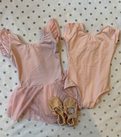 Toddler 2T Capezio ballet leotards and slippers 1