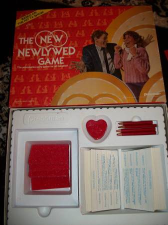 Collectable 1980-90's Board games. The Newlywed game,  Trivial Pursui 1