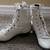 Rare Vintage White Leather Lace-up Western Boots 3 thumbnail