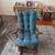 Oak wood glider rocker chair 1 thumbnail
