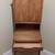 Mid-Century Modern Drop Front Secretary Desk Bookcase Walnut and Pecan. 4 thumbnail