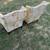 Pair of Vintage gold velvet wingback chairs 5 thumbnail