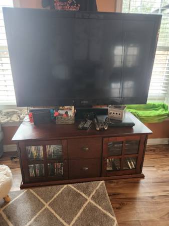 TV with stand 1