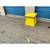 Modern oak End Table Canary Yellow 4 thumbnail