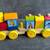 Super Sturdy Train/Activity Table with wooden toys 12 thumbnail