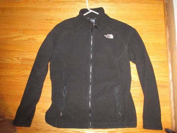 North Face Women's Black Fleece Jacket Large 1