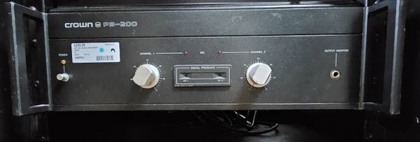 Crown Powered Amplifier - Reference # 190670-1 1