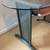 Glass top computer desk 6 thumbnail