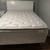 Full size bed frame with nightstand and mattress 1 thumbnail