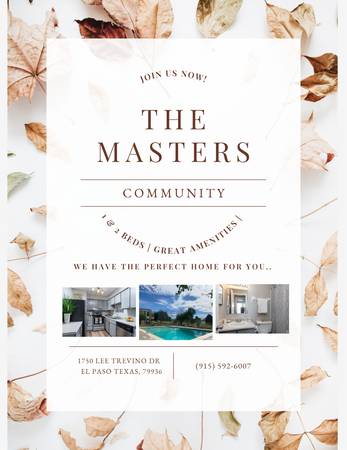 COME AND JOIN OUR SEASON SPECIALS AT THE MASTER COMMUNITY! 1