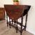 Antique Solid Walnut Oval Gateleg Dining Table Or Console Table (Deliv 1 thumbnail