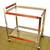 VINTAGE Mid-Century Willy Rizzo Rolling Bar Cart | Buffet | Server 7 thumbnail