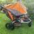 LIKE NEW, ORANGE/BLACK BOB DUALLIE, JOGGING STROLLER 17 thumbnail