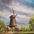 Vintage windmill painting 2 thumbnail