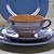 19 Pcs Antique 1920s Japan Blue & Gold Lusterware Plates Cups Set 18 thumbnail