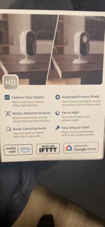 Arlo indoor wifi operated security camera 1