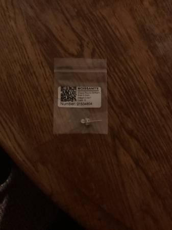 Lab diamond earrings 1