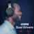 Ausdom ANC8 Active Noise Cancelling Bluetooth Over Ear Headphones, NEW 3 thumbnail