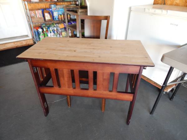 Desk (folding) and Chair 1