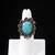 Vintage Turquoise Gemstone Southwestern Sterling Silver Ring Size 6 6 thumbnail