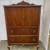 Antique Victorian queen ann 5 drawer walnut chest dresser 1 thumbnail