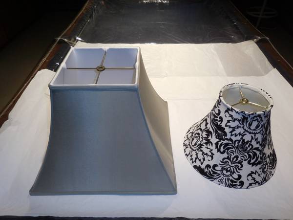 Various Lampshades (2): Restoration Hardware, and Dale Tiffany - $20 (Bothell)63470797717763120