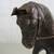 Vtg Leather Covered Horse Figure With English Saddle 13" Length 7 thumbnail