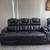 Dual Power leather reclining sofa and recliner 4 thumbnail
