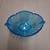 Fenton Daisy and Button colonial blue 2 handled bowl 2 thumbnail