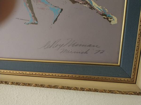 Fencers!  LeRoy Neiman Limited Edition 29/175 1