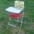 Vintage 1960's Cosco Peterson Crome Baby High Chair antique flowers 9 thumbnail